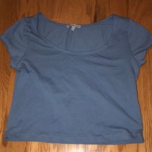 Blue Charlotte Russe crop top